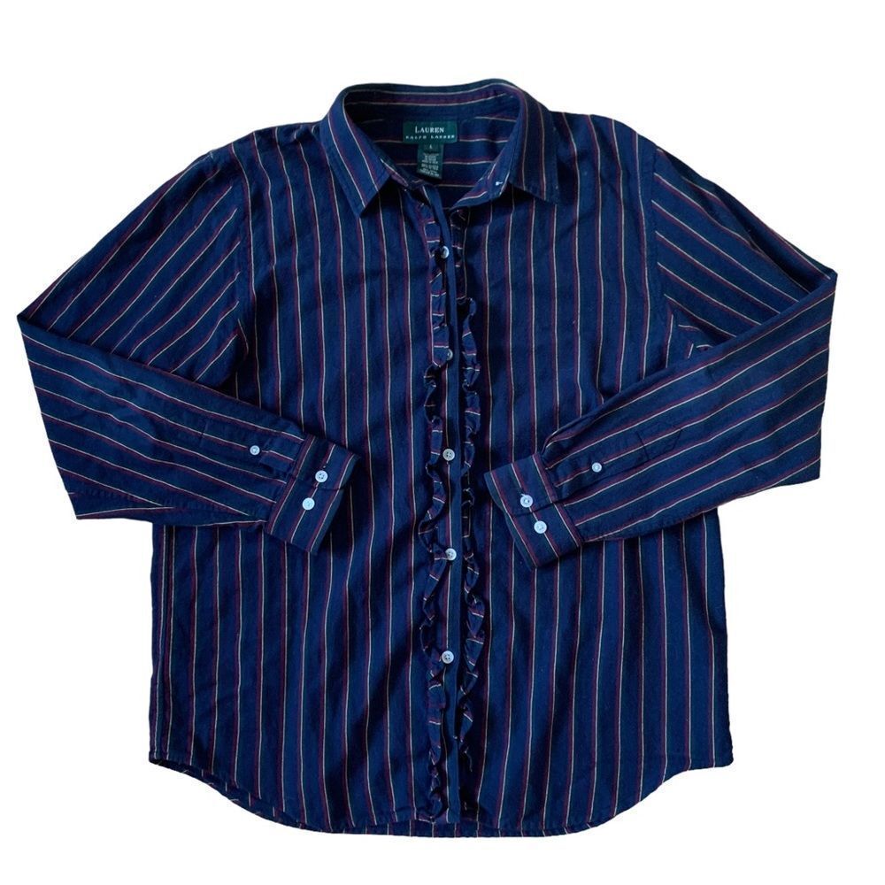 Lauren Ralph Lauren Button Up Long Sleeve Size Large